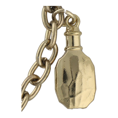 【中古】 Saint Laurent サンローラン 香水ボトル ロゴ チェーン ブレスレット ゴールド YSL パフューム モチーフ アイコン 21038917 RS