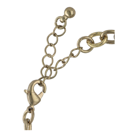 【中古】 Saint Laurent サンローラン 香水ボトル ロゴ チェーン ブレスレット ゴールド YSL パフューム モチーフ アイコン 21038917 RS