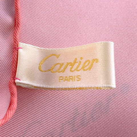 【中古】 Cartier カルティエ スカーフ レディースマフラー・ストール   パンテール柄 スカーフ  22001515 YM