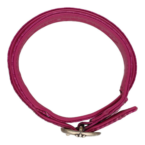 【中古】 CHROME HEARTS クロムハーツ ロックンロール ブレスレット リザード ピンク ガンスリンガー タイニー Ｒ&Ｒ 22001625 RS