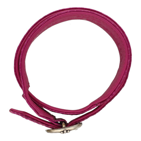 【中古】 CHROME HEARTS クロムハーツ ロックンロール ブレスレット リザード ピンク ガンスリンガー タイニー Ｒ&Ｒ 22001625 RS