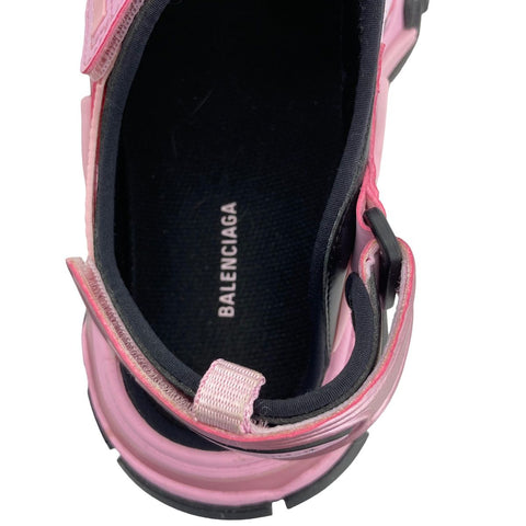 【中古】 BALENCIAGA バレンシアガ  TRACK レディース サンダル 617543 ピンク 37 サイズ 22016099 AS