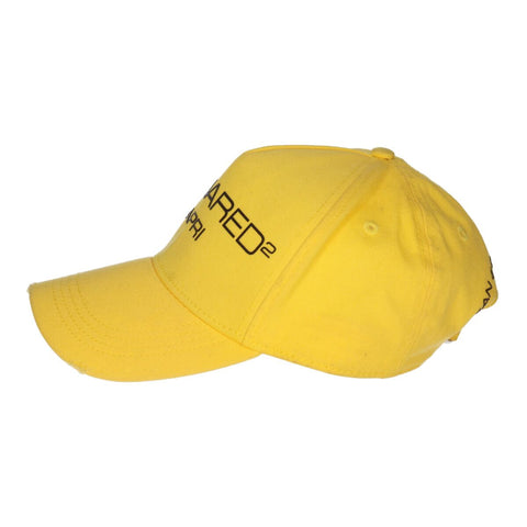 【中古】 DSQUARED２ ディースクエアード  キャップ   D2 ロゴ キャップ S82BC0270 イエロー 黄色 帽子 22020115 RS