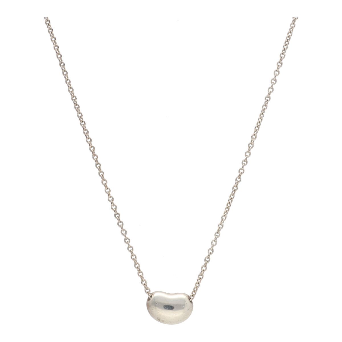 【中古】 Tiffany ＆ Co. ティファニー ビーン デザイン ペンダント 9ｍｍ 60020370 SV925 シルバー ネックレス 22023315DS