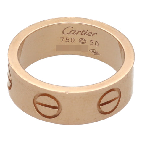 【中古】 Cartier カルティエ ラブリング 指輪・リング LOVE B4084800 PG　指輪 22026624 LI