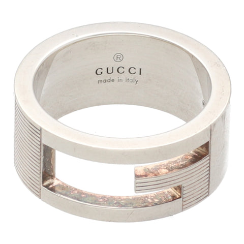 【中古】 GUCCI グッチ  指輪・リング ブランデッド G 032660 SV 指輪　 22031402 LI