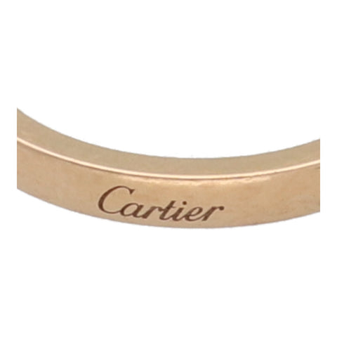 【中古】 Cartier カルティエ 指輪 B4098546 バレリーナウェディングリング 46 6号相当 ピンクゴールド 22040309 MK