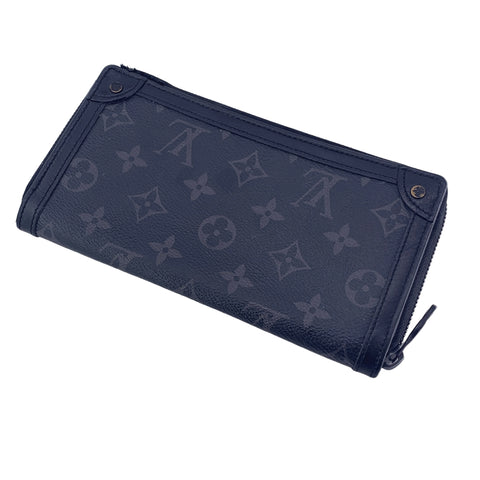 【中古】 LOUIS VUITTON ルイ・ヴィトン  メンズ財布   トランク・ジッピーウォレット モノグラム・エクリプス 22047563 NT