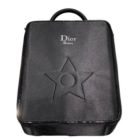 【中古】 Christian Dior クリスチャン・ディオール バニティ メイクボックス 化粧ポーチ ノベルティ 黒 レディース 23000950 AS