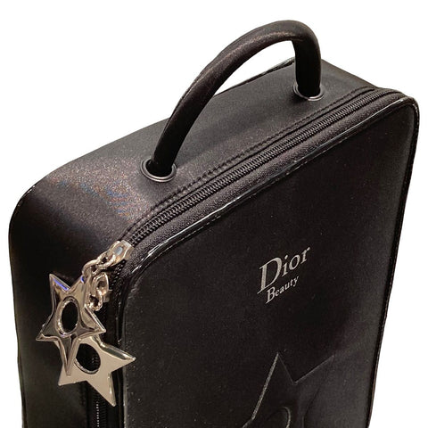 【中古】 Christian Dior クリスチャン・ディオール バニティ メイクボックス 化粧ポーチ ノベルティ 黒 レディース 23000950 AS