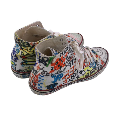 【中古】 VETEMENTS ヴェトモン グラフィティ ハイカット スニーカー Graffiti High Cut Sneaker BOON THE SHOP限定 23010755 AO