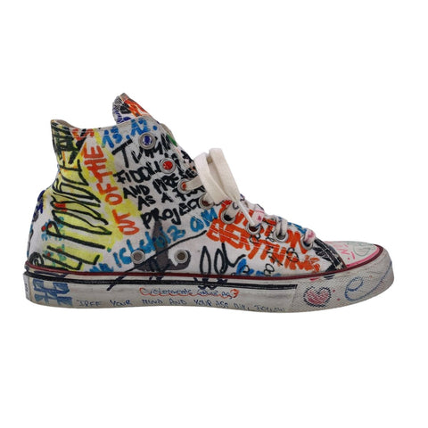 【中古】 VETEMENTS ヴェトモン グラフィティ ハイカット スニーカー Graffiti High Cut Sneaker BOON THE SHOP限定 23010755 AO
