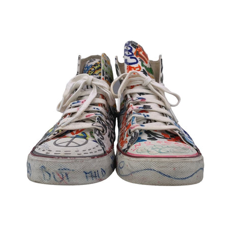 【中古】 VETEMENTS ヴェトモン グラフィティ ハイカット スニーカー Graffiti High Cut Sneaker BOON THE SHOP限定 23010755 AO