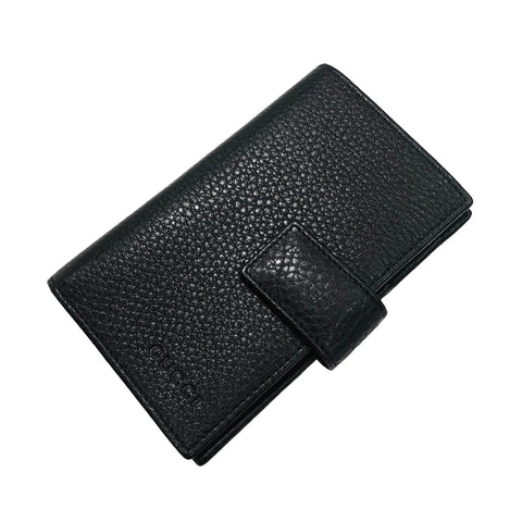 【中古】 GUCCI グッチ  レザー ブラック  パスポートケース 23013350 NT