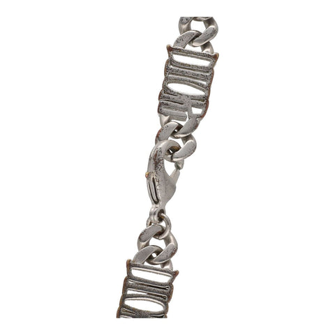 【中古】 Dior ディオール ショーン ステューシー チェーンリンク ネックレス 20AW シルバー アクセサリー 23014769DS