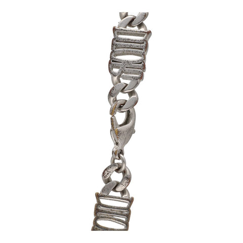 【中古】 Dior ディオール ショーン ステューシー チェーンリンク ネックレス 20AW シルバー アクセサリー 23014769DS