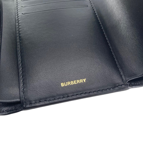 【中古】 BURBERRY バーバリー ランカスター 三つ折り財布 137956 ベージュ メンズ 23016829 AS