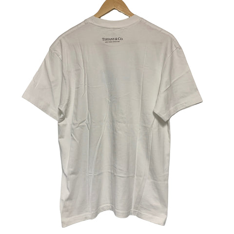 【中古】 SUPREME × TIFFANY＆Co. シュプリーム ティファニー BOX Logo Tee ホワイト Mサイズ Tシャツ カットソー 23017743DS