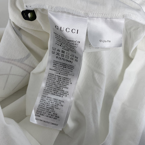 【中古】 GUCCI グッチ ドラえもん 半袖 Tシャツ S 616036 ホワイト 白 牛 丑 トップス カットソー 23017748 RS