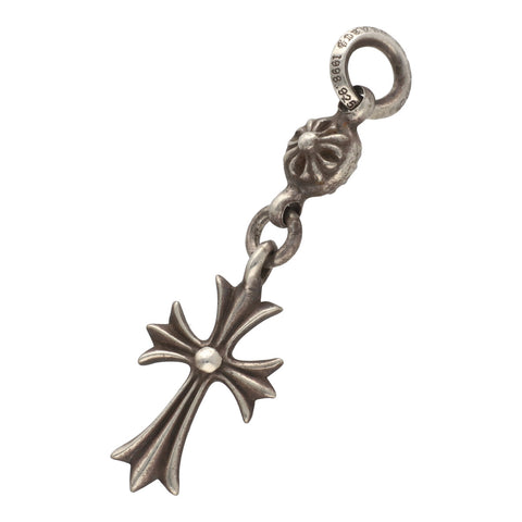 【中古】 CHROME HEARTS クロムハーツ 1ボールタイニーCHクロスチャーム SV925 シルバー ネックレス ペンダント トップ チャーム 23018635 RS