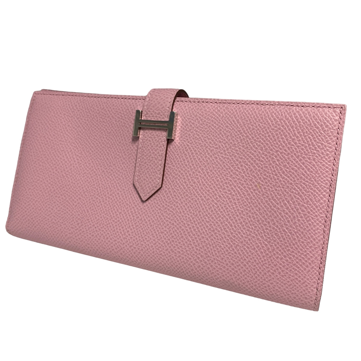 【中古】 HERMES エルメス  レディース財布  2143600336105 ベアンスフレ ヴォーエプソン U刻印 SV金具 モーヴシルベストル 23018670 MK