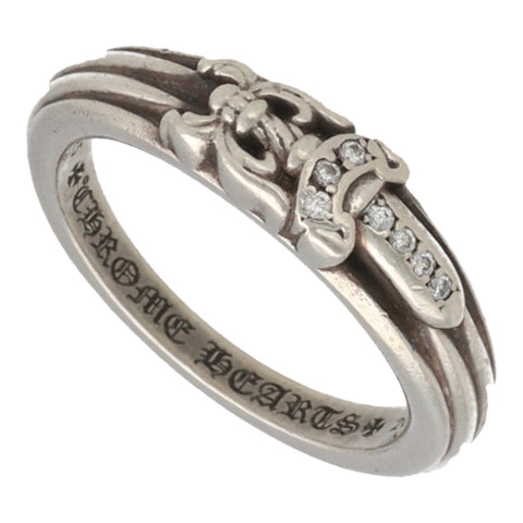 【中古】 CHROME HEARTS クロムハーツ ベイビー クラシック ダガー リング 13号 SV925 ダイヤモンド シルバー 指輪 23018941 RS