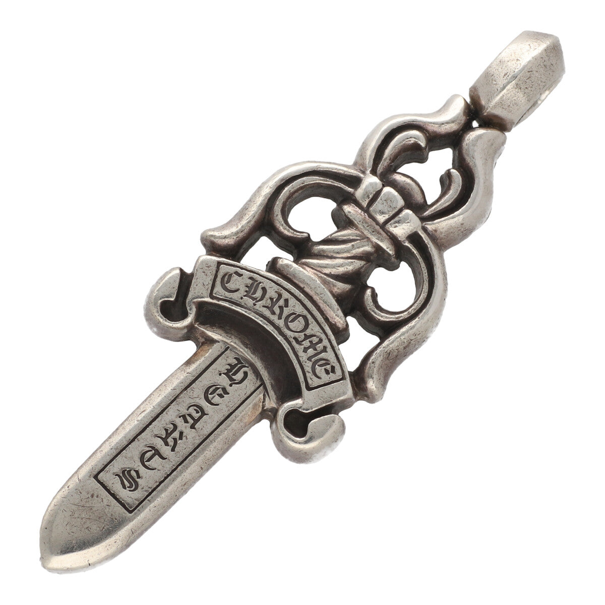 【中古】 CHROME HEARTS クロムハーツ ラージダガー SV925 シルバー オールド 旧型 ネックレス ペンダント トップ チャーム 23019522 RS