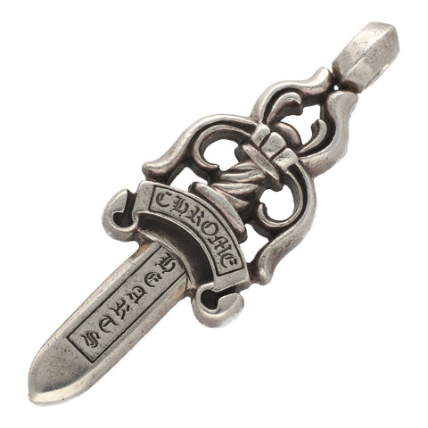 【中古】 CHROME HEARTS クロムハーツ ラージダガー SV925 シルバー オールド 旧型 ネックレス ペンダント トップ チャーム 23019522 RS
