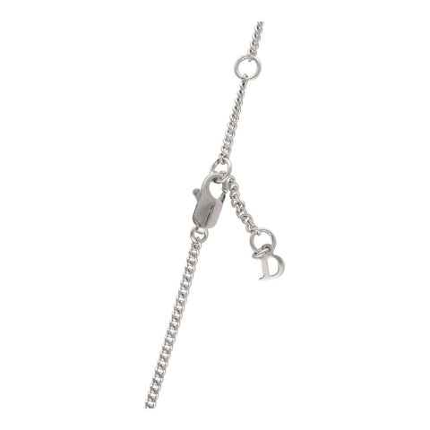 【中古】Dior ディオール バタフライ モチーフ ネックレス シルバー ペンダント アクセサリー 23019900DS