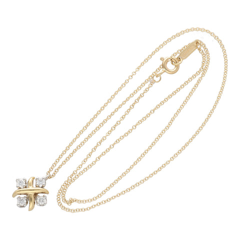 【中古】 Tiffany ＆ Co. ティファニー リン ペンダント ネックレス・ペンダント ジャン・シュランバージェ 60022674 K18YG ネックレス　Pt950 23020286 LI