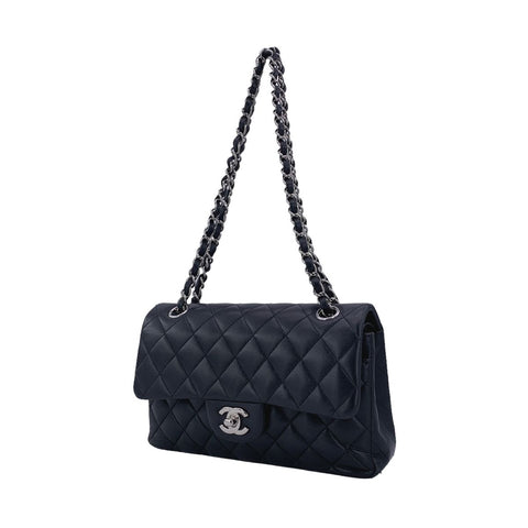 【中古】 CHANEL シャネル マトラッセ 23 チェーンショルダー Wフラップ A01113 ターンロック ココマーク ロゴ キルティング ラムスキン スモール クラシック ハンドバッグ 23020529 AO