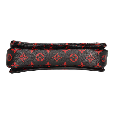 【中古】 LOUIS VUITTON ルイ・ヴィトン ポシェット・メティス MM M41462 モノグラム・アンフラルージュ ブラック レッド ショルダーバッグ ハンドバッグ セカンドバッグ 2WAY 23022567 RS