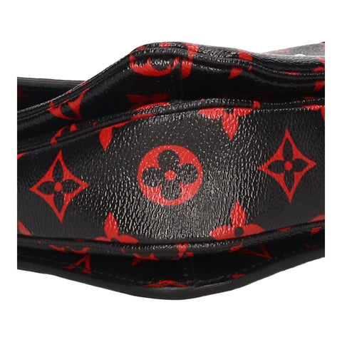 【中古】 LOUIS VUITTON ルイ・ヴィトン ポシェット・メティス MM M41462 モノグラム・アンフラルージュ ブラック レッド ショルダーバッグ ハンドバッグ セカンドバッグ 2WAY 23022567 RS