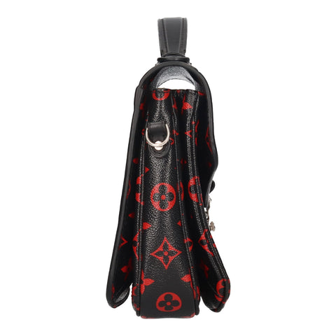 【中古】 LOUIS VUITTON ルイ・ヴィトン ポシェット・メティス MM M41462 モノグラム・アンフラルージュ ブラック レッド ショルダーバッグ ハンドバッグ セカンドバッグ 2WAY 23022567 RS