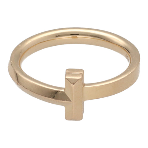 【中古】 Tiffany ＆ Co. ティファニー T ワン リング 2.5ｍｍ 67797388 18K ローズゴールド 8号 指輪 23022838 DS