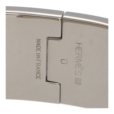 【中古】 HERMES エルメス クリッククラック GM オレンジ シルバー バングル ブレスレット 23026424 RS