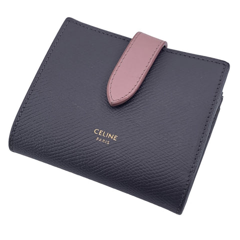 【中古】 CELINE セリーヌ  レディース財布   スモール ストラップウォレット エッセンシャル 23027171 NT