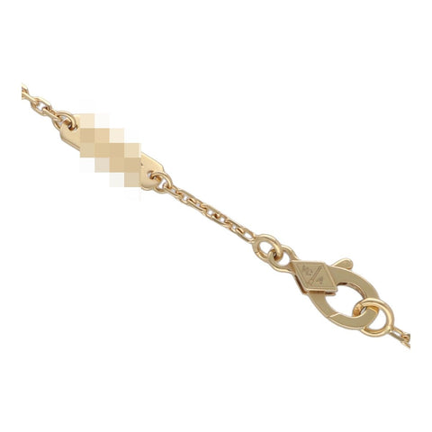 【中古】 Van Cleef and Arpels ヴァンクリーフ&アーペル ヴィンテージ アルハンブラ ペンダント ギヨシェ VCARP4KL00 K18 イエローゴールド ネックレス 23027935 RS