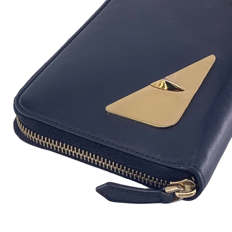 【中古】 Fendi フェンディ  メンズ財布   バグズアイ ジップ ウォレット 7M0275 23027953 NT