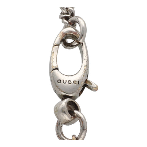 【中古】 GUCCI グッチ  ネックレス・ペンダント クリスタル付き ライオンヘッド  412885 メタル　 23028351 LI