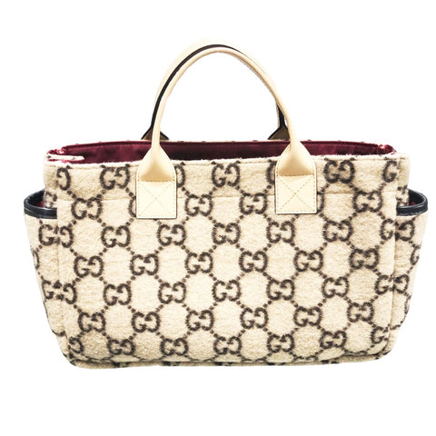 【中古】 GUCCI グッチ  ハンドバッグ GGウール 628159 チルドレンズ GGウールバッグ 23028807 YM