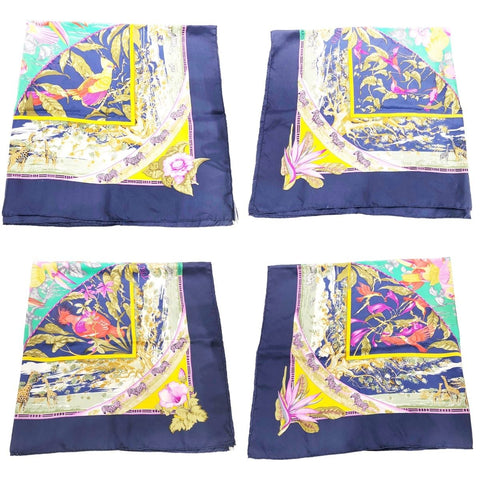 【中古】 HERMES エルメス カレ90 レディースマフラー・ストール   カレ90 TROPIQUES トロピック 23029295 YM