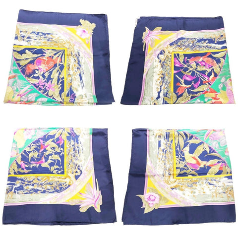 【中古】 HERMES エルメス カレ90 レディースマフラー・ストール   カレ90 TROPIQUES トロピック 23029295 YM