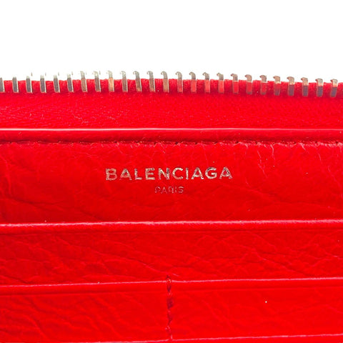 【中古】 BALENCIAGA バレンシアガ ラウンドジップウォレット 長財布 メンズ  519641 ラウンドファスナー  23030465 AS