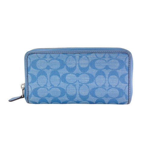 【中古】 COACH コーチ アコーディオン 長財布 レディース CH095 ラウンドファスナー 23030571 AS