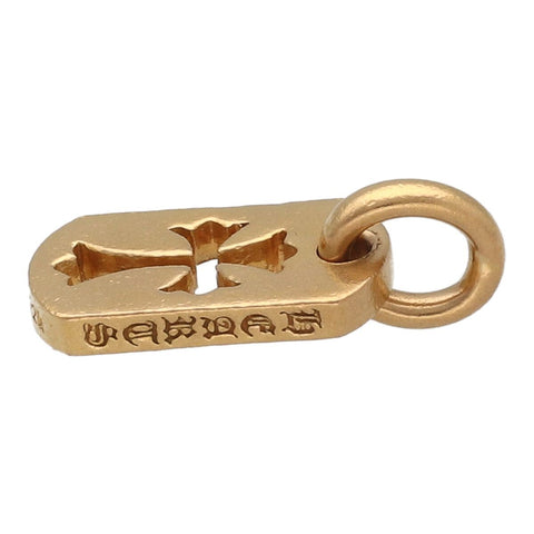 【中古】 CHROME HEARTS クロムハーツ タイニーカットアウトクロスドッグタグ 22K ペンダント ネックレス アクセサリー ジュエリー チャーム メンズ レディース 23031189 AO