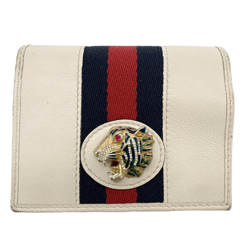 【中古】 GUCCI グッチ  メンズ  573790 ラジャ タイガー 二つ折り財布 チェーンウォレット 23031989 MK