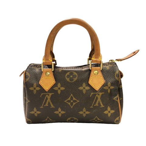 【中古】LOUIS VUITTON ルイ・ヴィトン M41534 ﾐﾆスピーディ モノグラムキャンバス ミニバッグ ハンドバッグ レディース 23033990 HO