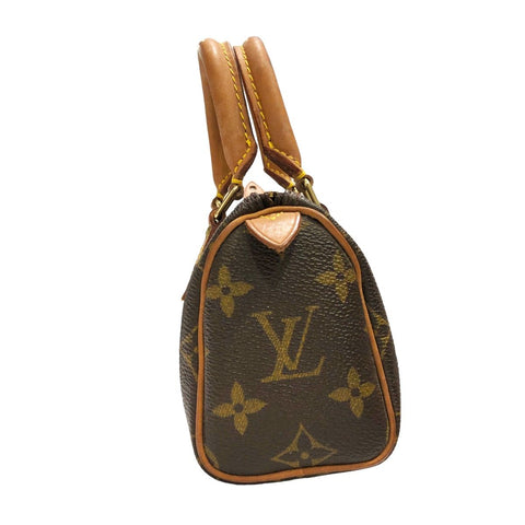 【中古】LOUIS VUITTON ルイ・ヴィトン M41534 ﾐﾆスピーディ モノグラムキャンバス ミニバッグ ハンドバッグ レディース 23033990 HO