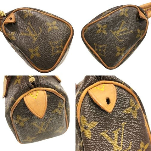 【中古】LOUIS VUITTON ルイ・ヴィトン M41534 ﾐﾆスピーディ モノグラムキャンバス ミニバッグ ハンドバッグ レディース 23033990 HO